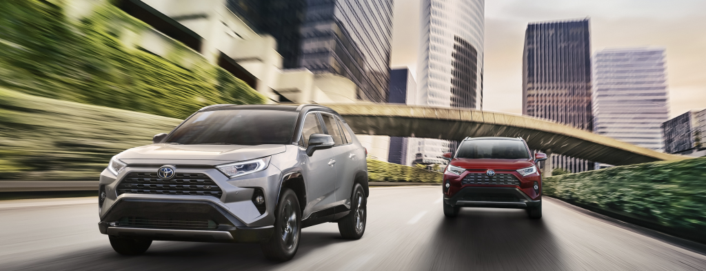 Driving a Toyota RAV4