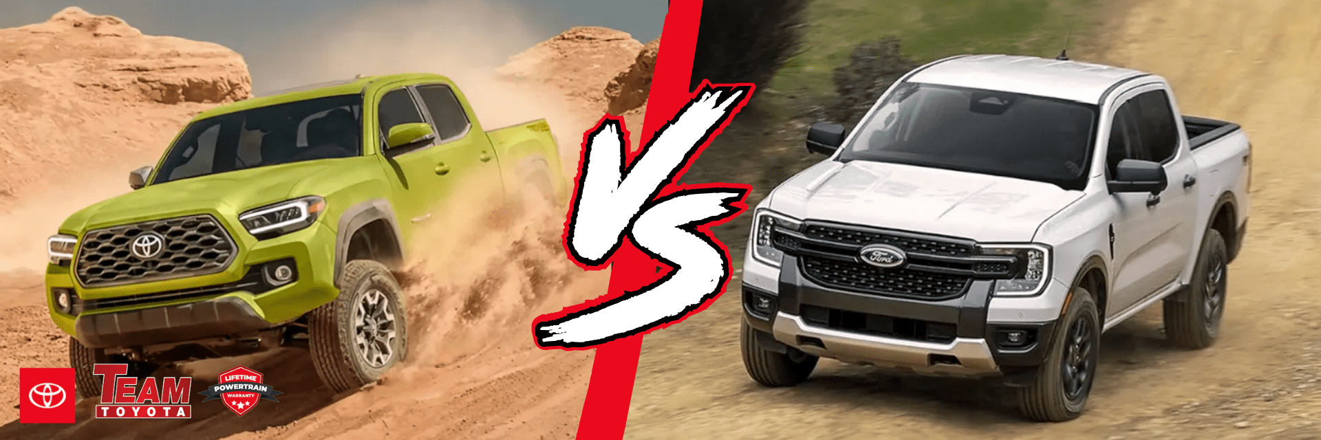 2024 Toyota Tacoma vs. 2024 Ford Ranger