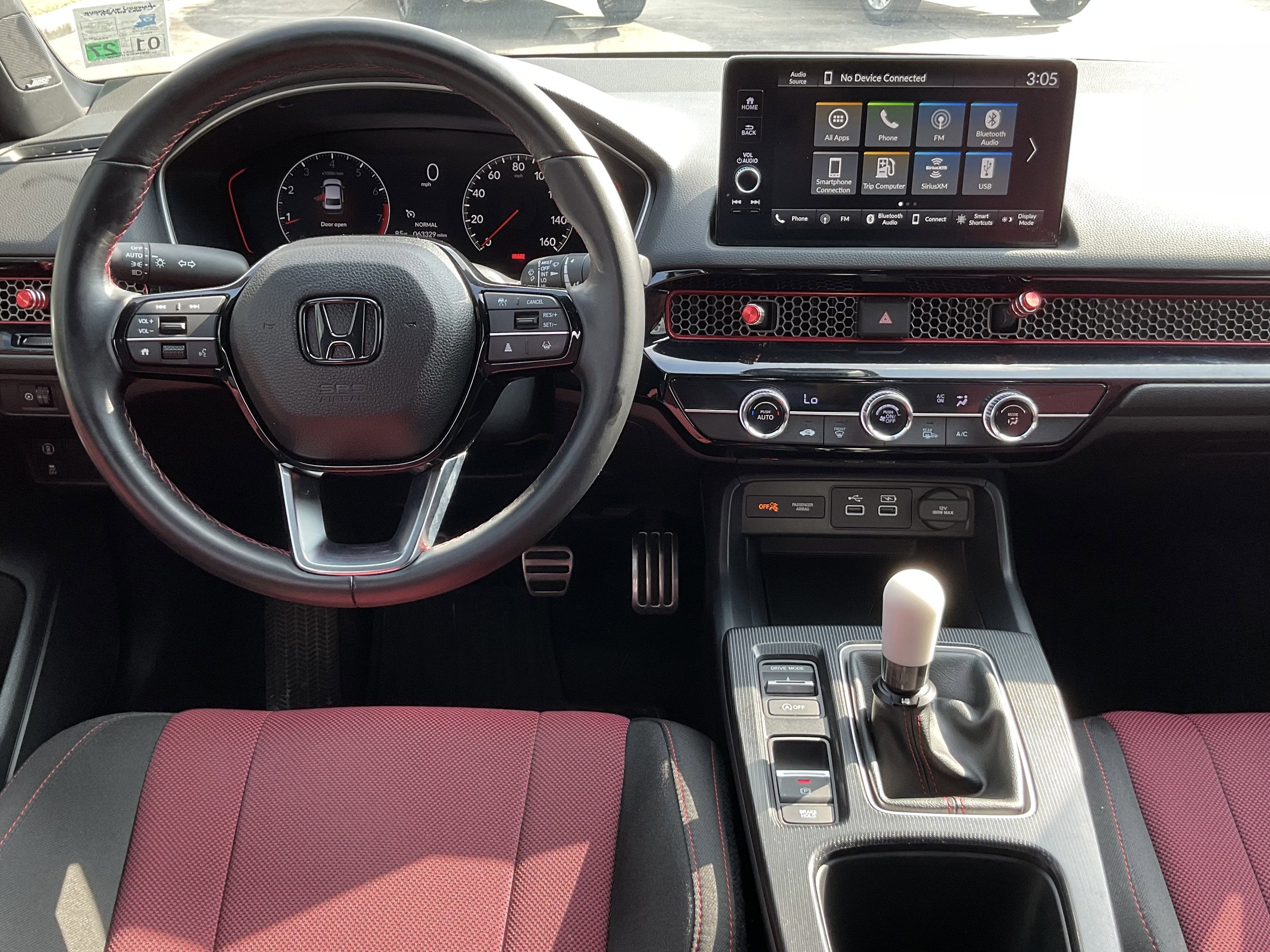 2022 Honda Civic Si Manual